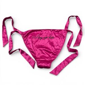 Victoria's Secret Very Sexy Flirty Embroidery Side-Tie Cheeky Panty Outrageous M